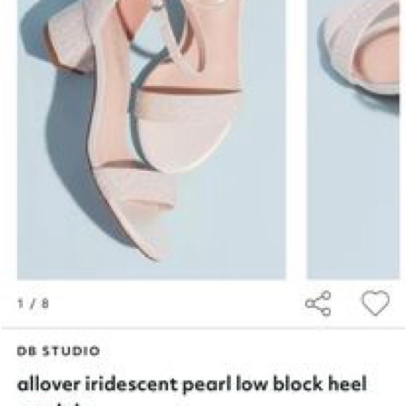 David’s bridal pearl wedding shoes. Size US 6. - Picture 2 of 2